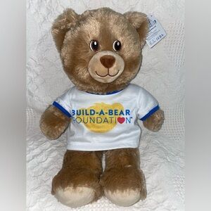 Build-A-Bear Brownie Cub Teddy Bear B-A-B Foundation T Shirt